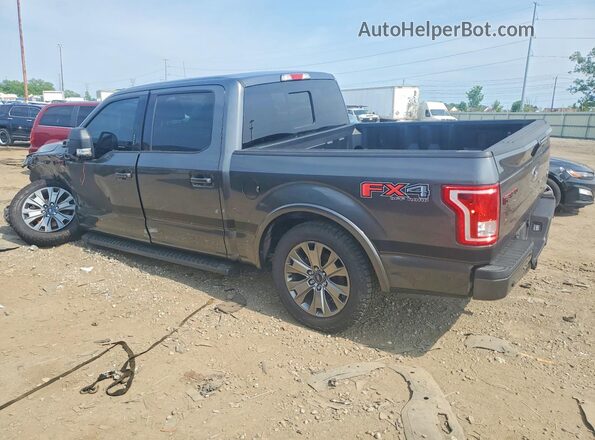 1FTEW1EPXGFC99178 2016 FORD F150 Gray Trasero izquierdo