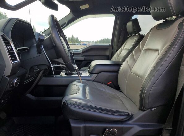 1FTEW1EPXGFD00118 2016 FORD F150 Gray წინა სალონის ხედი