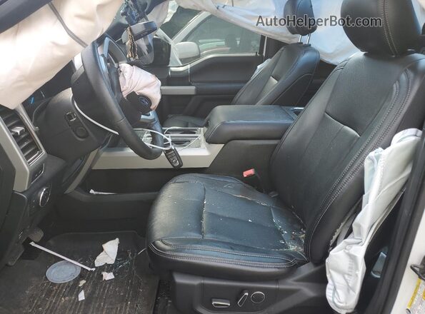 1FTEW1EPXJFD21574 2018 FORD F150 White Front interior view