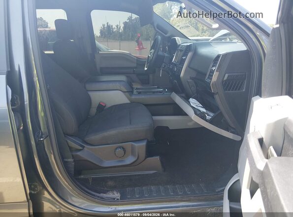 1FTEW1EPXKFB00977 2019 FORD F150 Gray Widok wnętrza z przodu