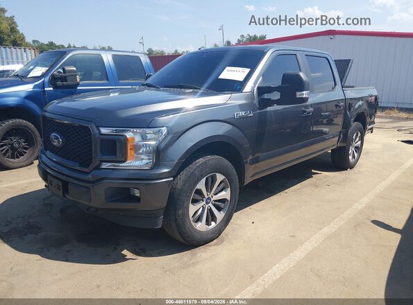 1FTEW1EPXKFB00977 2019 FORD F150 Gray Przód lewy