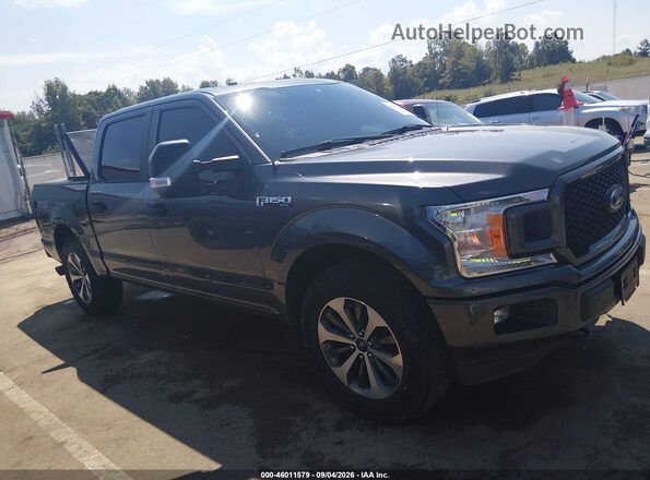 1FTEW1EPXKFB00977 2019 FORD F150 Gray Widok wnętrza z tyłu