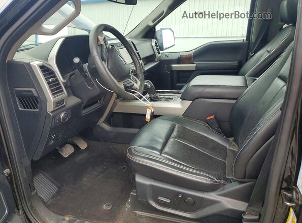 1FTEW1EPXKKD09711 2019 FORD F150 Black წინა სალონის ხედი
