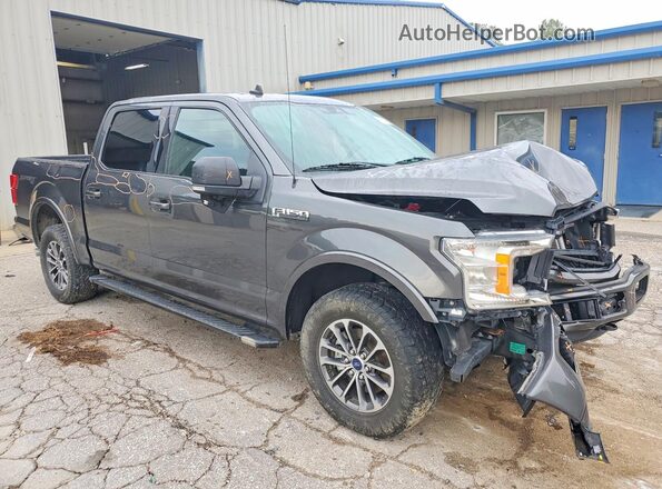 1FTEW1EPXLFC54963 2020 FORD F150 Gray Delantero derecho