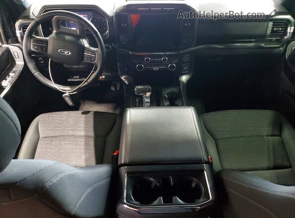 1FTEW1EPXMFA43764 2021 FORD F150 Charcoal Вид панелі приладів
