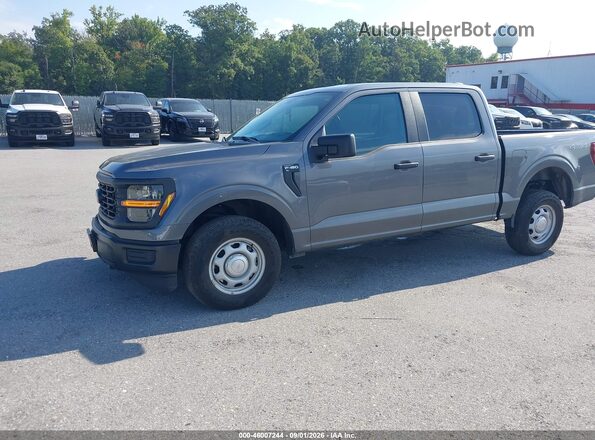 1FTEW1LP8RKE68806 2024 FORD F150 Silver Առջևի ձախ երեք քառորդ տեսարան