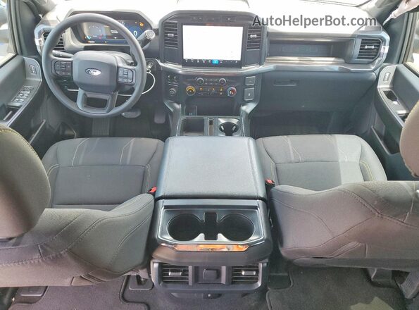 1FTEW2K55RKD52064 2024 FORD F150 White Widok deski rozdzielczej