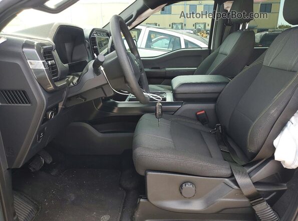 1FTEW2K55RKD52064 2024 FORD F150 White Widok wnętrza z przodu