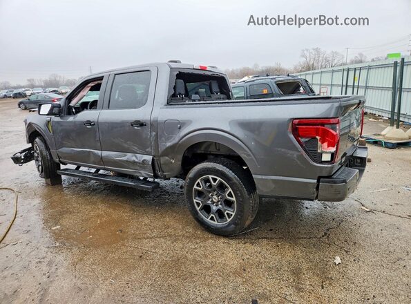 1FTEW2KP0RKD25498 2024 FORD F150 Gray Задня ліва чверть