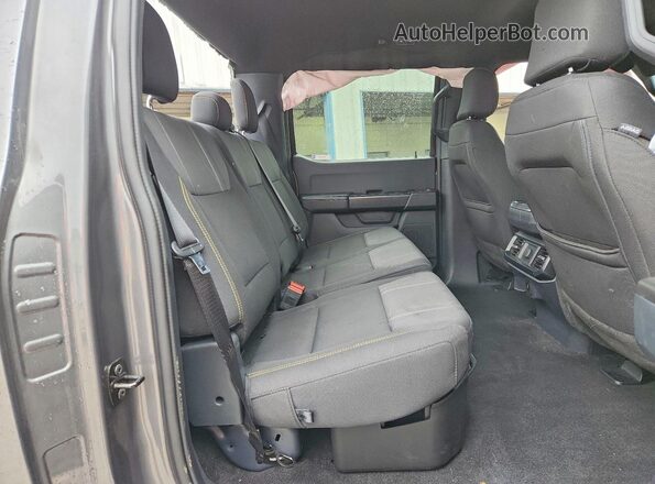 1FTEW2KP0RKD25498 2024 FORD F150 Gray Вид задніх сидінь