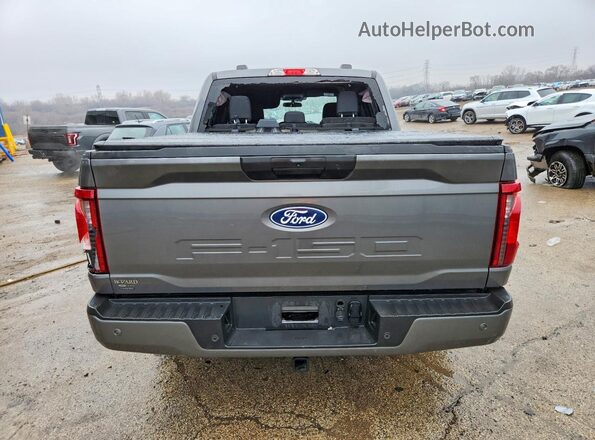 1FTEW2KP0RKD25498 2024 FORD F150 Gray Вид ззаду