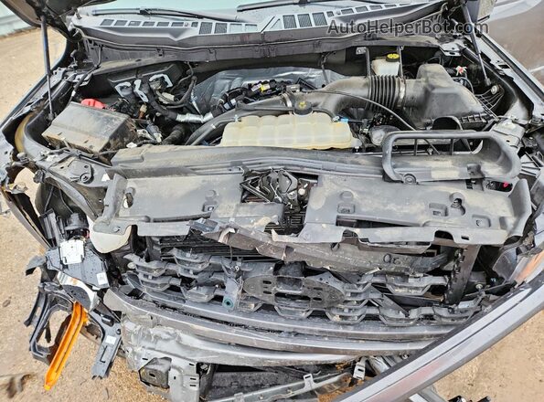 1FTEW2KP0RKD25498 2024 FORD F150 Gray Вид задньої частини салону