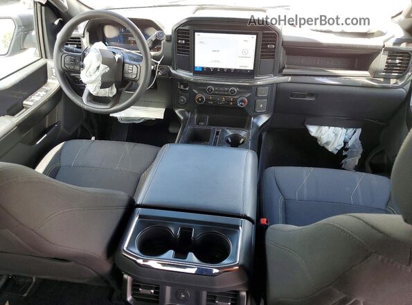 1FTEW2KP0SKE04353 2025 FORD F150 Blue Widok deski rozdzielczej