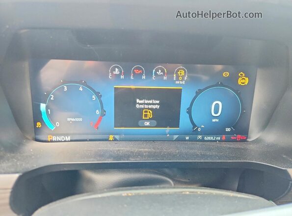 1FTEW2KP2RKE75032 2024 FORD F150 Серебряный Вид щитка приборов