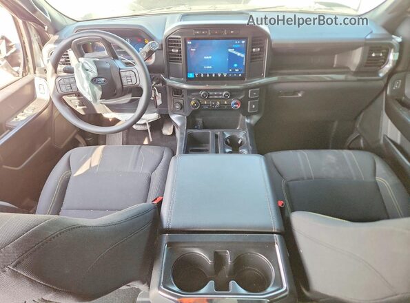 1FTEW2KP7RFA29693 2024 FORD F150 White Widok deski rozdzielczej