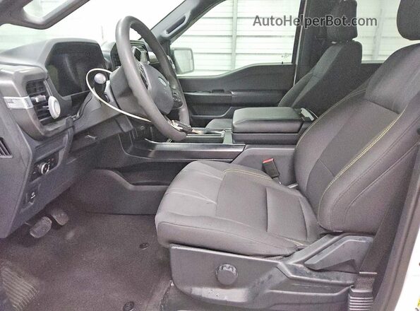 1FTEW2KPXRKF49782 2024 FORD F150 White წინა სალონის ხედი