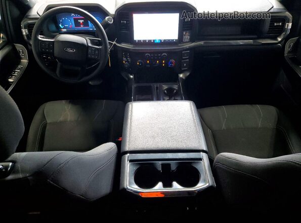 1FTEW2LP0SKE57200 2025 FORD F150 White Dashboard view