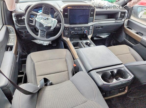 1FTEW2LPXRFB91848 2024 FORD F150 White Widok deski rozdzielczej