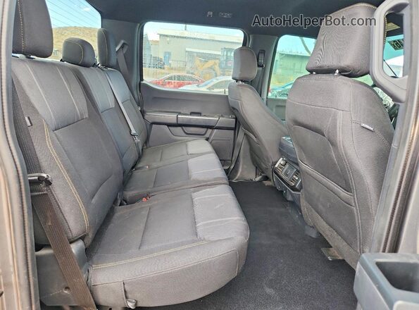 1FTEW2LPXSKD49229 2025 FORD F150 Gray Vista de los asientos traseros