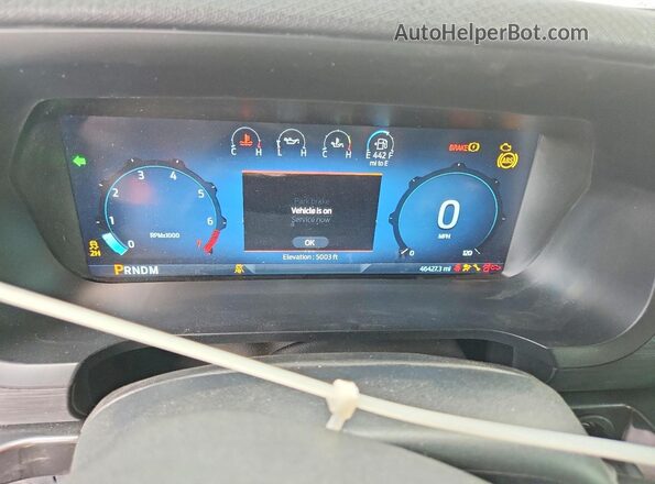 1FTEW2LPXSKD49229 2025 FORD F150 Gray Vista del cuadro de instrumentos