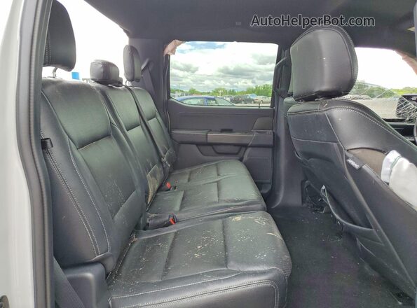 1FTEW3K54RKD68584 2024 FORD F150 Gray Rear seats view