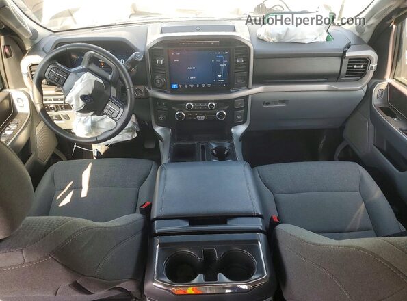 1FTEW3K85RFA18318 2024 FORD F150 Gray Առջևի վահանակի տեսք