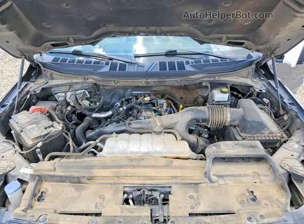 1FTEW3LP9RKD59847 2024 FORD F150 Gray Widok wnętrza z tyłu