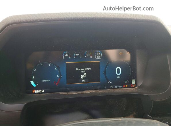 1FTEW3LP9RKD59847 2024 FORD F150 Gray Widok zestawu wskaźników