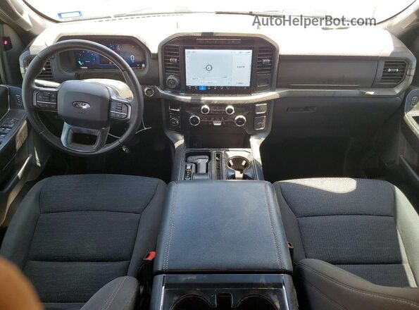 1FTEW3LP9RKD59847 2024 FORD F150 Gray Widok deski rozdzielczej