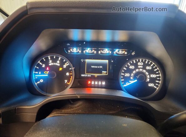 1FTEX1C53JFE11003 2018 FORD F150 Белый Вид щитка приборов