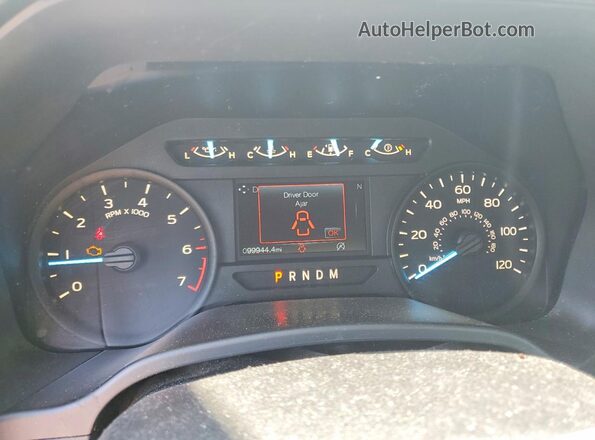 1FTEX1C53JKE81799 2018 FORD F150 White Vista del cuadro de instrumentos