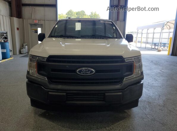 1FTEX1C53JKE81799 2018 FORD F150 White Vista de la etiqueta del VIN