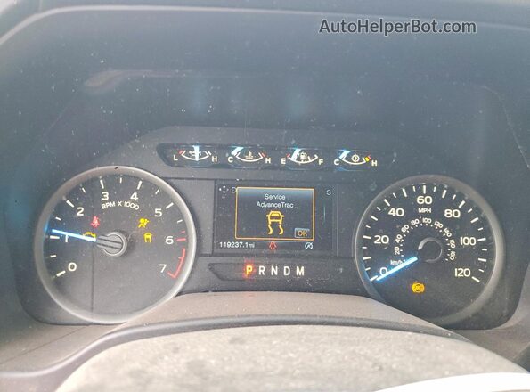 1FTEX1C55JKG06964 2018 FORD F150 Синий Вид щитка приборов