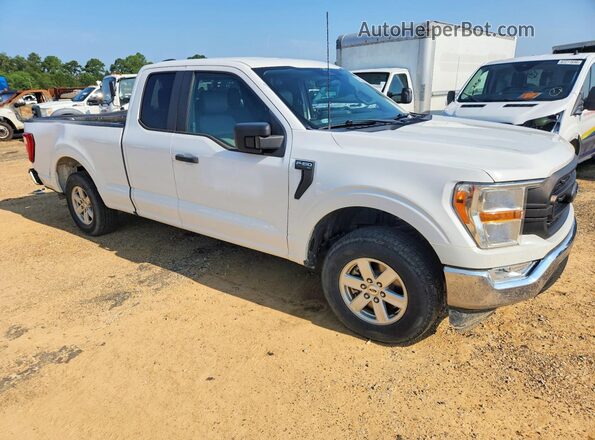 1FTEX1C57NKE49850 2022 FORD F150 White Передня права чверть