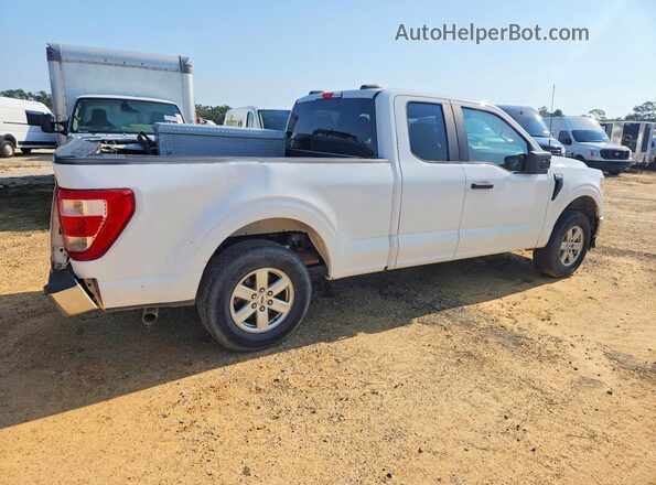 1FTEX1C57NKE49850 2022 FORD F150 White Задня права чверть