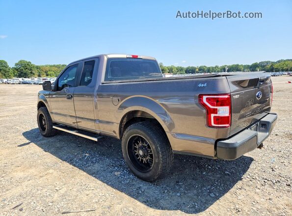 1FTEX1C58JKD78071 2018 FORD F150 Gray Tył lewy