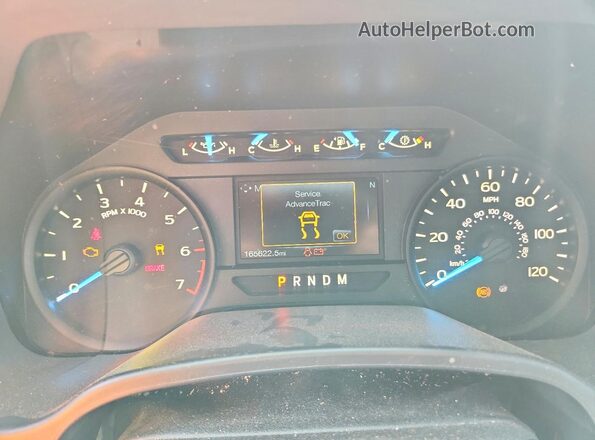 1FTEX1C59JFA55625 2018 FORD F150 Белый Вид щитка приборов