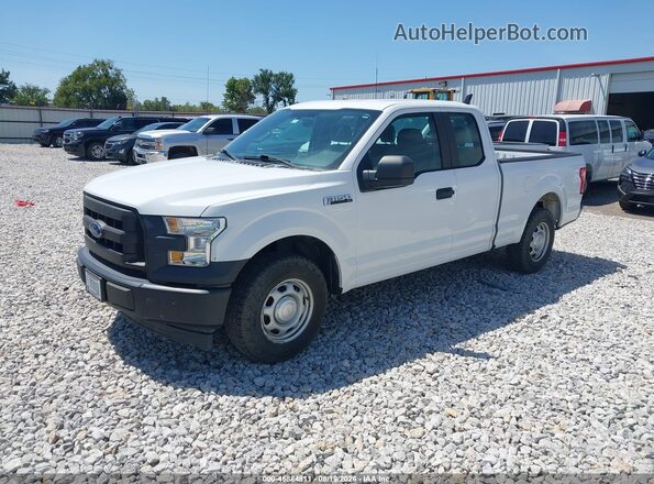 1FTEX1C83HKD34838 2017 FORD F150 White Առջևի ձախ երեք քառորդ տեսարան