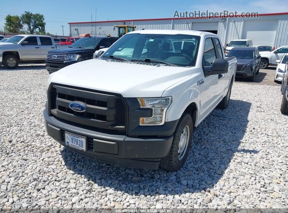 1FTEX1C83HKD34838 2017 FORD F150 White Դիմացի տեսք