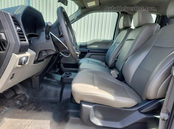 1FTEX1CB3JFB32785 2018 FORD F150 White წინა სალონის ხედი