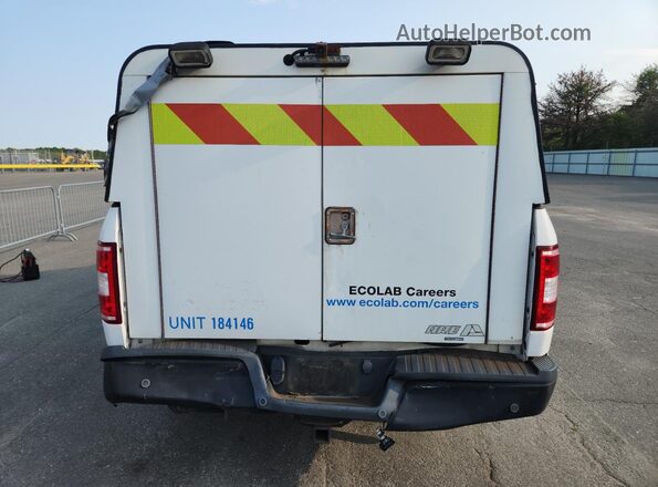 1FTEX1CB4JKF15853 2018 FORD F150 White Widok wnętrza 360 stopni