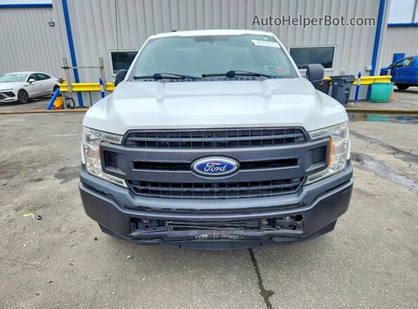 1FTEX1CB4JKF15853 2018 FORD F150 White Widok z przodu