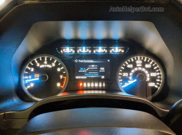 1FTEX1CB6KKD64869 2019 FORD F150 Black Սարքավորումների վահանակի տեսք
