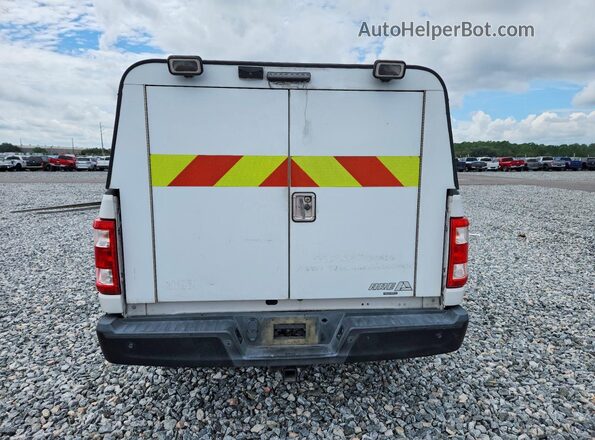 1FTEX1CB6MKE44725 2021 FORD F150 White Вид ззаду