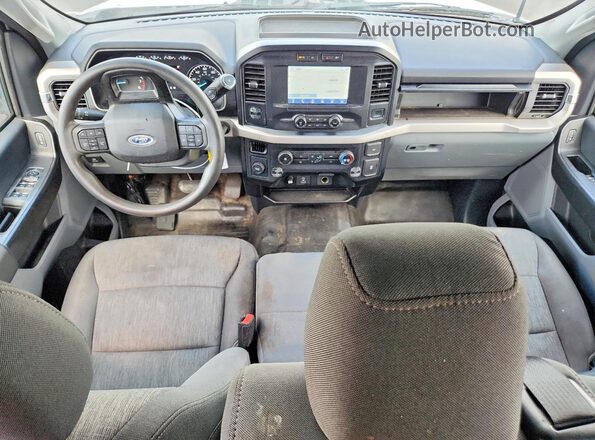 1FTEX1CB6MKE44725 2021 FORD F150 White Вид панелі приладів