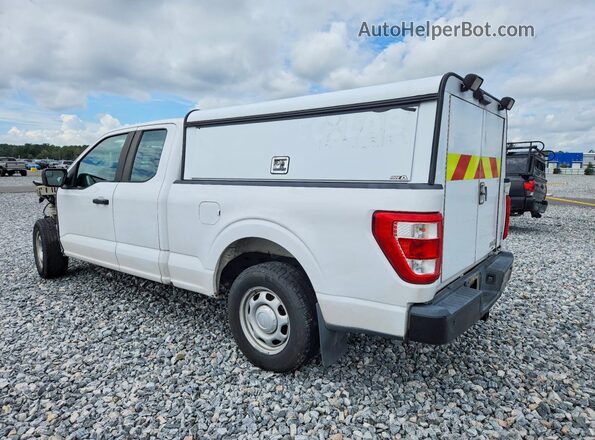 1FTEX1CB6MKE44725 2021 FORD F150 White Задня ліва чверть