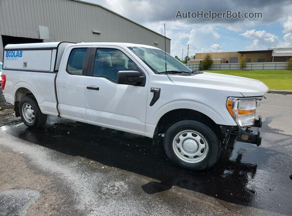 1FTEX1CB6MKE44725 2021 FORD F150 White 