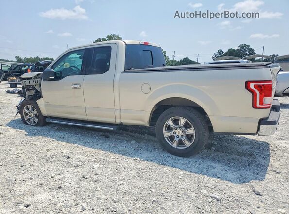 1FTEX1CP0HFC79264 2017 FORD F150 Желто-коричневый Задняя левая четверть