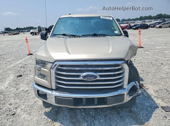 1FTEX1CP0HFC79264 2017 FORD F150 Желто-коричневый Вид спереди