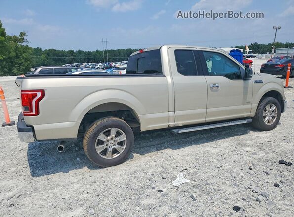 1FTEX1CP0HFC79264 2017 FORD F150 Желто-коричневый Задняя правая четверть